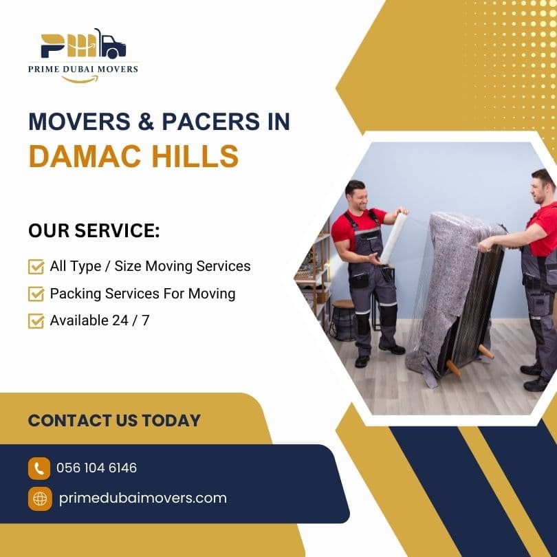 Movers and Packers in Damac Hills