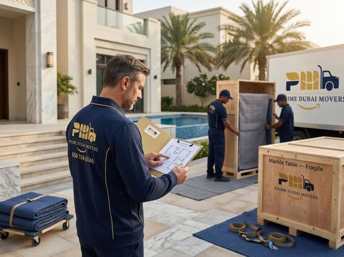 prime dubai movers villa project manager