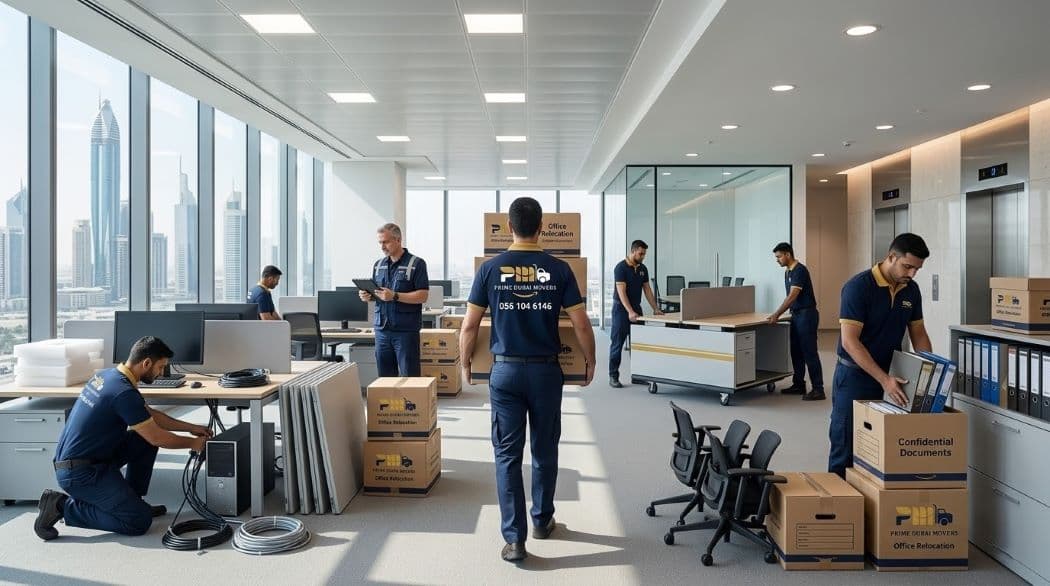 professional office relocation dubai business tower movers